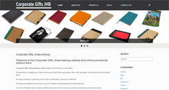 Desktop Screenshot of corporategiftsjohannesburg.co.za